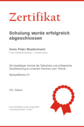 Zertifikat A